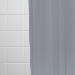 Badeforh�ng gr� h�rlook, 140x195 cm - VaskBAR