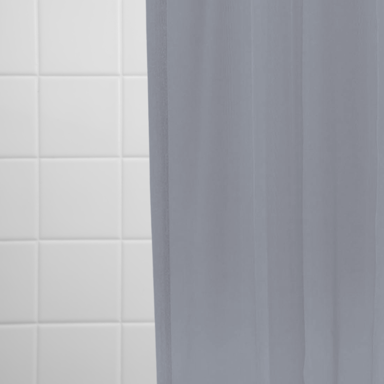 Badeforh�ng gr� h�rlook, 140x195 cm - VaskBAR