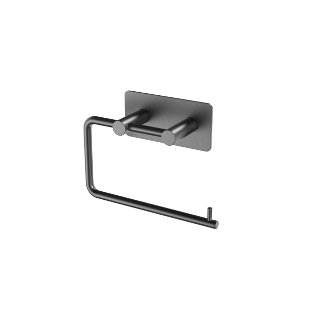 Toiletrulleholder selvklbende mat sort - Elements 