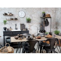 Chic Antique Laon Tapasbrt m. jernhndtag mangotr 33x19 cm