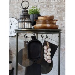 Chic Antique Laon Tapasbrt m. jernhndtag mangotr 38x20 cm