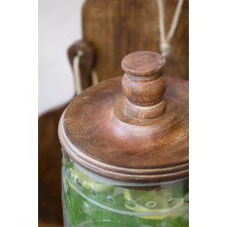 Chic Antique dispenser 5 L, glas/natur