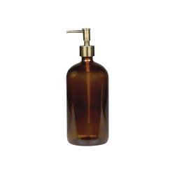 Chic Antique sbedispenser i glas 1000 ml - mocca