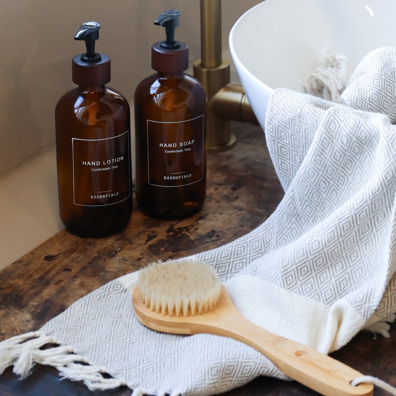 Chic Antique Flaske m. pumpe Hand Lotion 500 ml, mocca