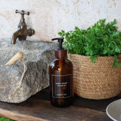 Chic Antique Flaske m. pumpe Dish Soap 500 ml, mocca