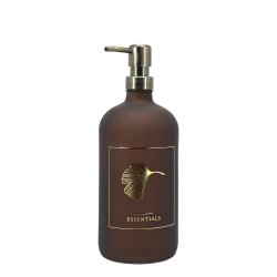 Chic Antique Flaske m. pumpe 1000 ml, mocca