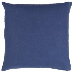 Indigo bl� pudebetr�k i 100% h�r med bl�dt, stenvasket finish og let vintage-look