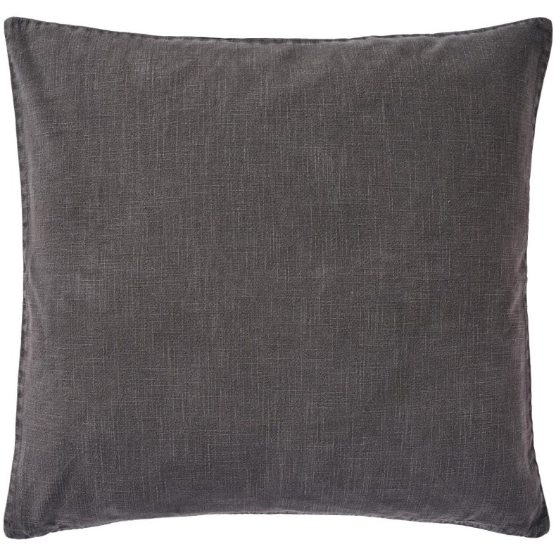 Ib Laursen pudebetr�k i antracitgr� ramie og bomuld 60x60 cm