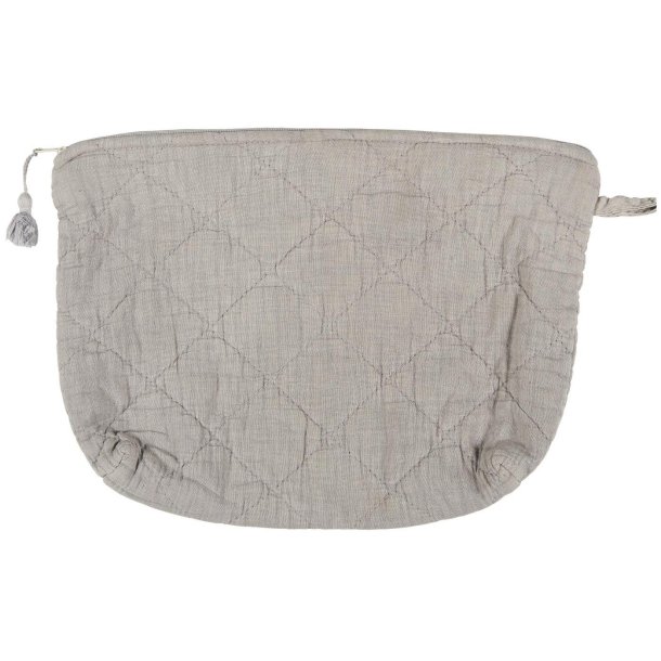 Ib Laursen Toilettaske Quiltet - Ash grey