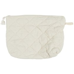 Ib Laursen Toilettaske Quiltet - Butter Cream