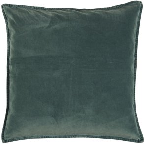 Ib Laursen Pudebetrk velour 52x52 cm - Spruce blue