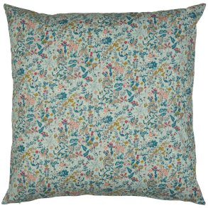 Ib Laursen Pudebetrk 60x60 cm lysebl m/blomster og blade 