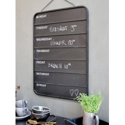 Chic Antique Tavle til ophng m. ugedage