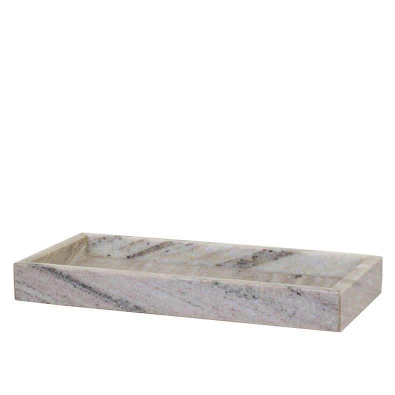 Chic Antique Morlaix bakke af marmor 14x30 cm- Beige