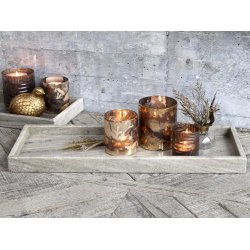 Chic Antique Morlaix Fad af marmor 22x60 cm - lys natur
