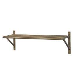 Chic Antique Hylde m. riller - messing - L: 34 cm