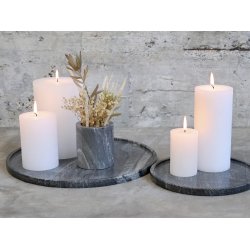 Chic Antique Morlaix Fad af marmor 30 cm - Kul