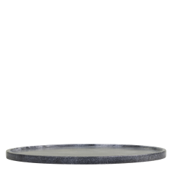 sort marmorbakke rund