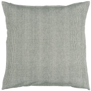 Ib Laursen Pudebetrk sorte/beige striber, 50x50 cm