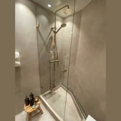 Brusevg 90x200 cm, 8 mm klart glas 