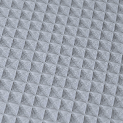 Waffle badeforhng gr, 150x220 cm, ekstra lngde vaflet - VaskBAR