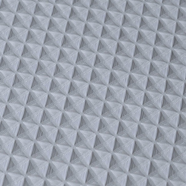 Waffle badeforhng gr, 150x220 cm, ekstra lngde vaflet - VaskBAR