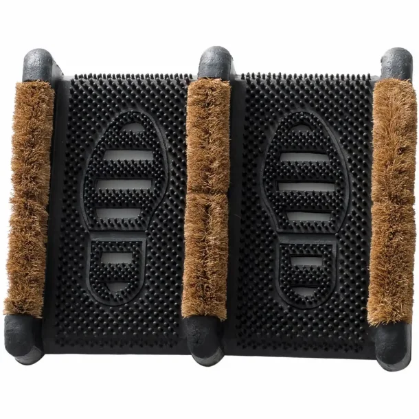 LAKO Stvlemtte med brster 39 x 33 cm - Sort/natur