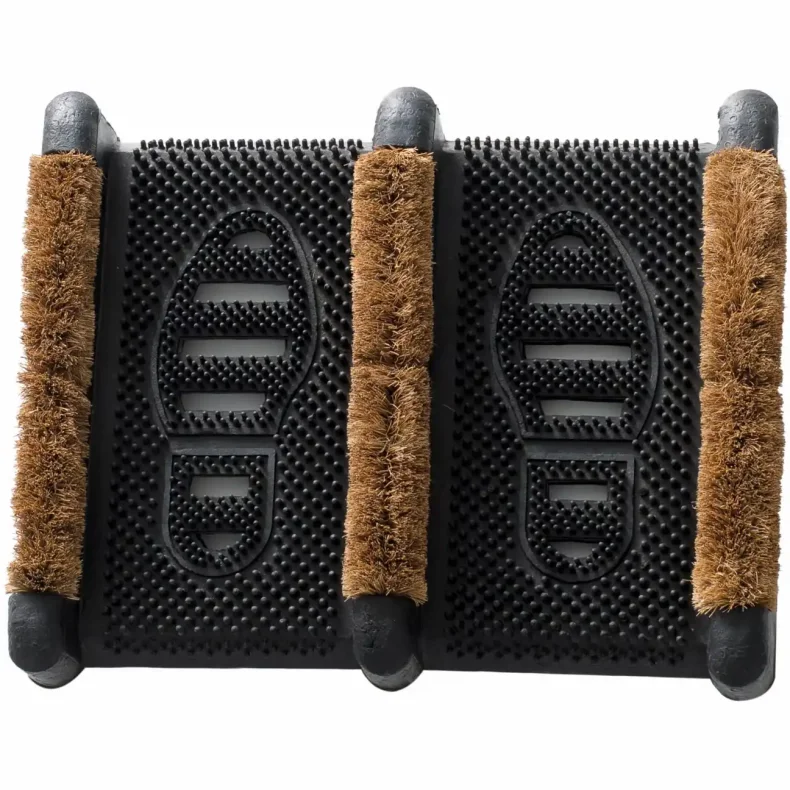 LAKO Stvlemtte med brster 39 x 33 cm - Sort/natur