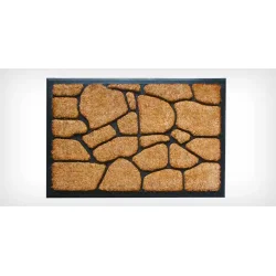 LAKO Mambo drmtte, Sten 40x60 cm - natur/sort