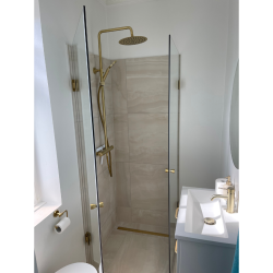 Brusedr m. messing, 8 mm glas p ml - Aquatrend