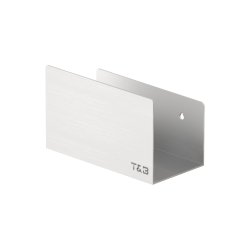 Nortiq T&B selvklbende hylde, Medium T2 - Brstet alu