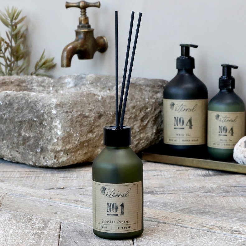 �ternel Duft Diffuser m. 8 sticks No. 1, Jasmine Dreams