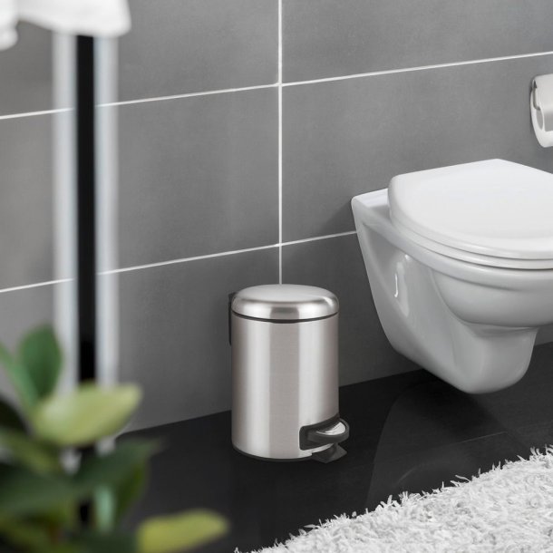 Wenko pedalspand 3L, rustfri st�l 