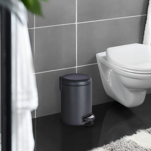 Wenko pedalspand 3L, sort