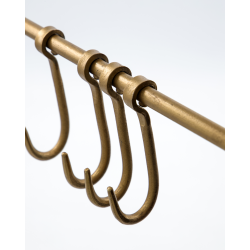 House Doctor Rack, Hooks, Messing