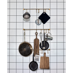 House Doctor Rack, Hooks, Messing