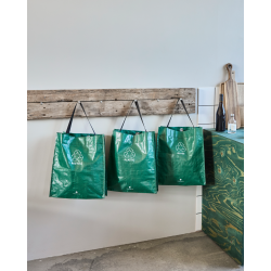 House Doctor Tasker til affaldssortering s�t m. 3 stk, Recycle, Gr�n