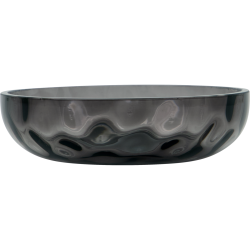 sk�l i r�gfarvet gr�t glas fra House Doctor