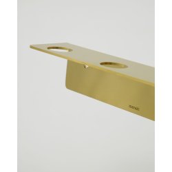 Meraki Flaskeholder med 3 huller, B�rstet messing finish