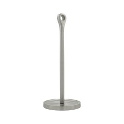 Moderne og minimalistisk k�kkenrulleholder i b�rstet s�lvfinish fra House Doctor