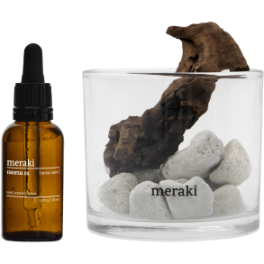 Meraki Diffuser, Lavastone & wood - Herbal calm, 30 ml
