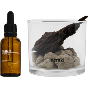 Meraki Diffuser, Lavastone & wood - Amber dust, 30 ml