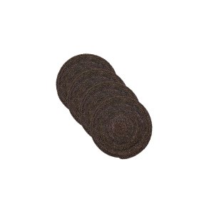 House Doctor, D�kkeserviet, Circle, Chocolate, S�t m. 4 stk