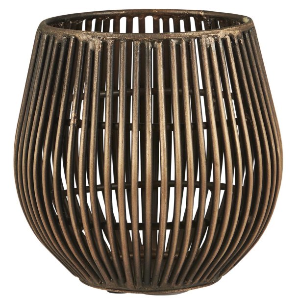 Ib Laursen Hurricane Helsinki H9 cm - Messinglook