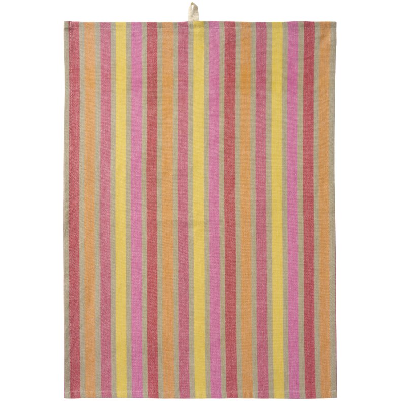 Ib Laursen Viskestykke m/multifarvede striber
