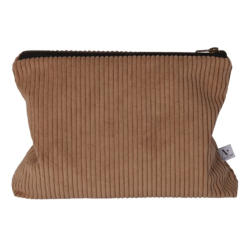 Au Maison Toilettaske, Corduroy, 29x25 cm - Latte