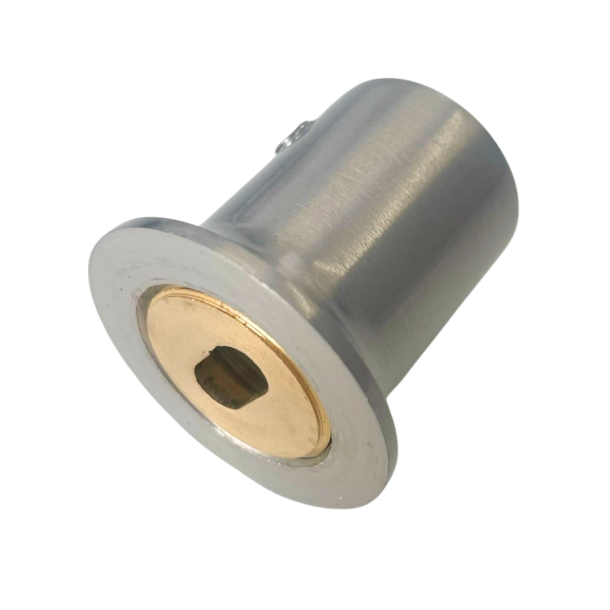 Vgbeslag til glassttte - Brstet stl look