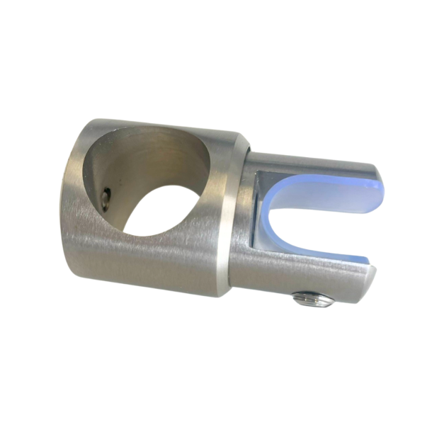 Glasbeslag gennemgende - Brstet stl look