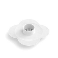 Umbra Bloom h�rfanger/bundprop til afl�b - hvid