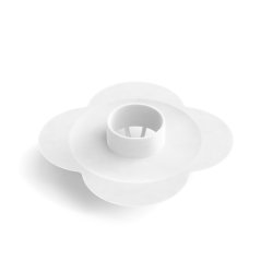 Umbra Bloom h�rfanger/bundprop til afl�b - hvid